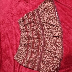 Boho mini skirt